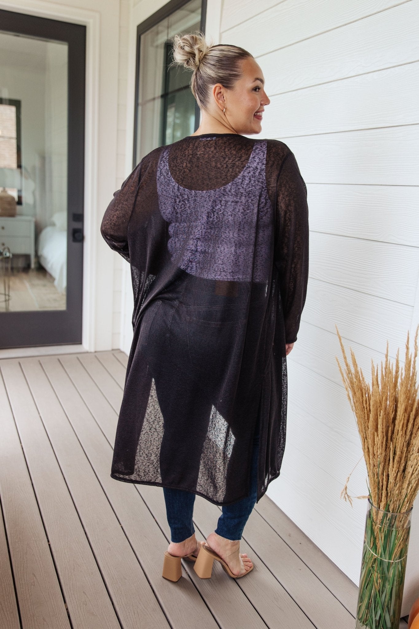 Afternoon Shade Sheer Cardigan (Online Exclusive) - Uptown Boutique Ramona