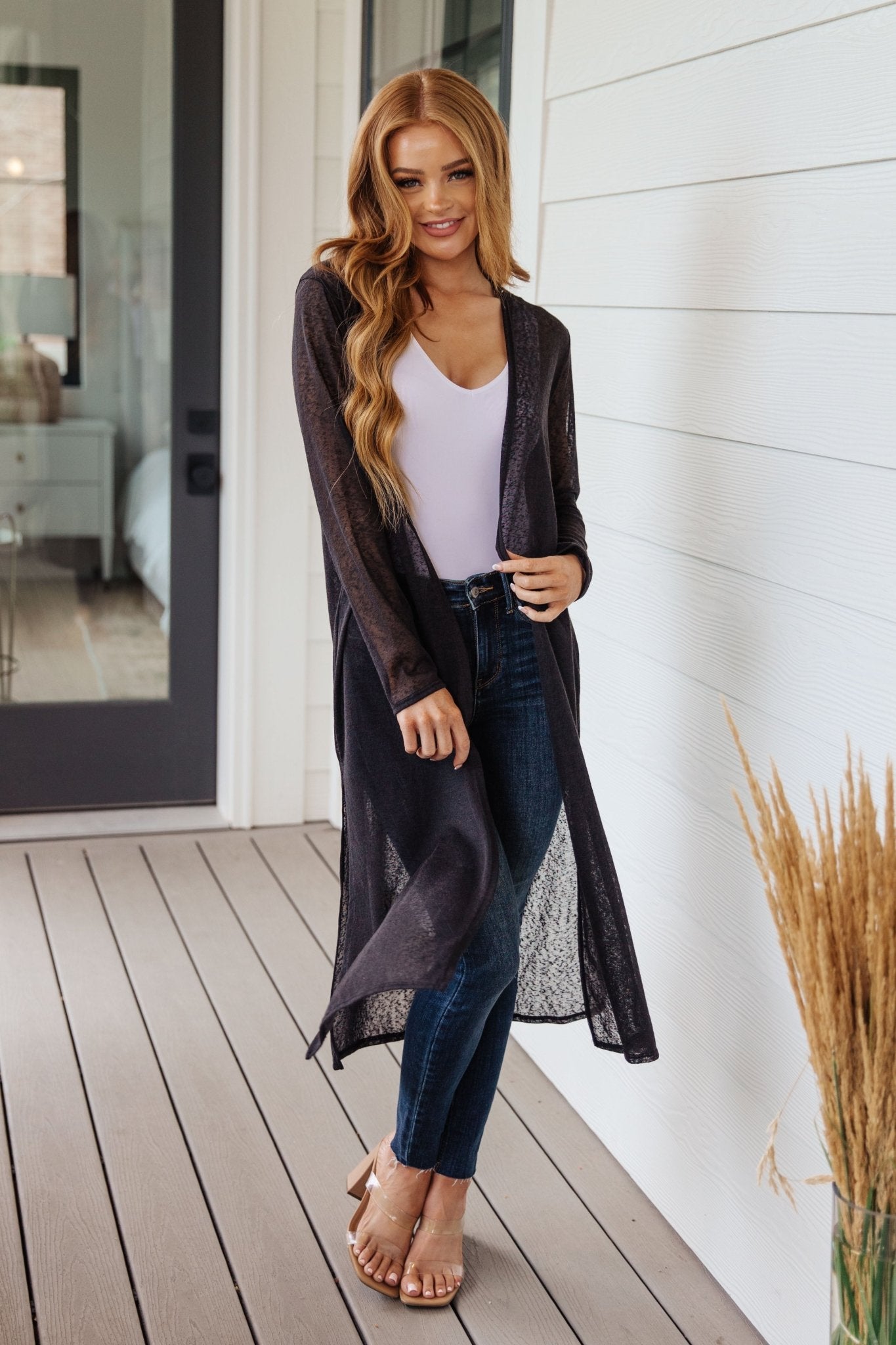 Afternoon Shade Sheer Cardigan (Online Exclusive) - Uptown Boutique Ramona