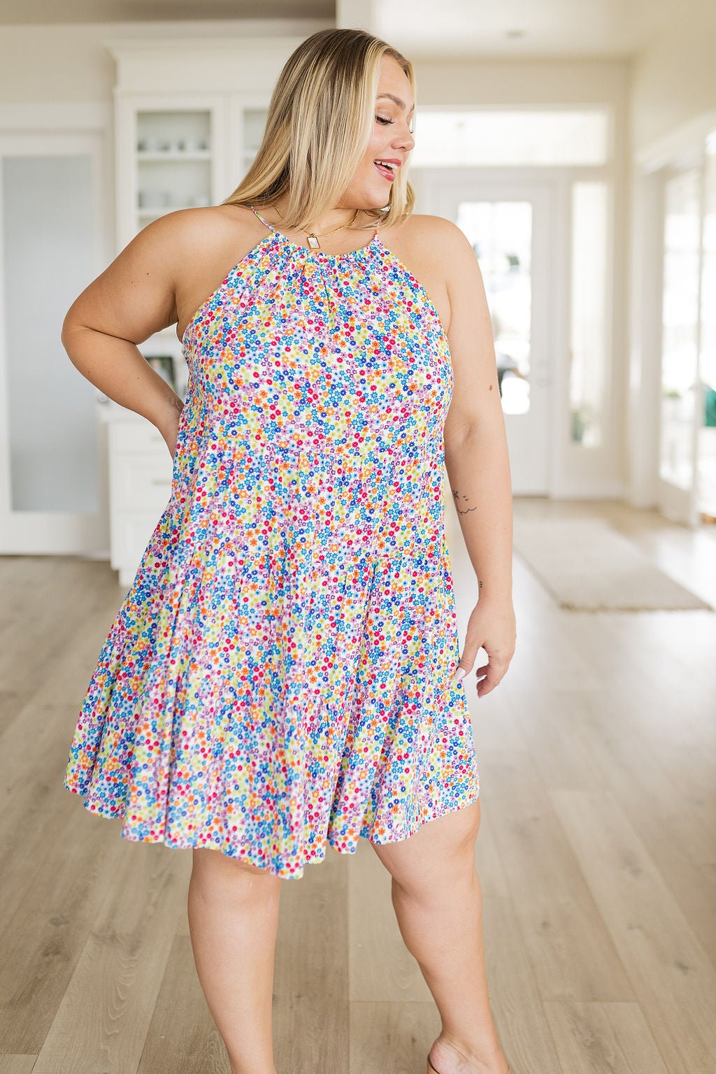 Afternoon Sun Floral Dress - Uptown Boutique Ramona