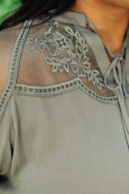 Alara Embroidered Top (Online Exclusive) - Uptown Boutique Ramona