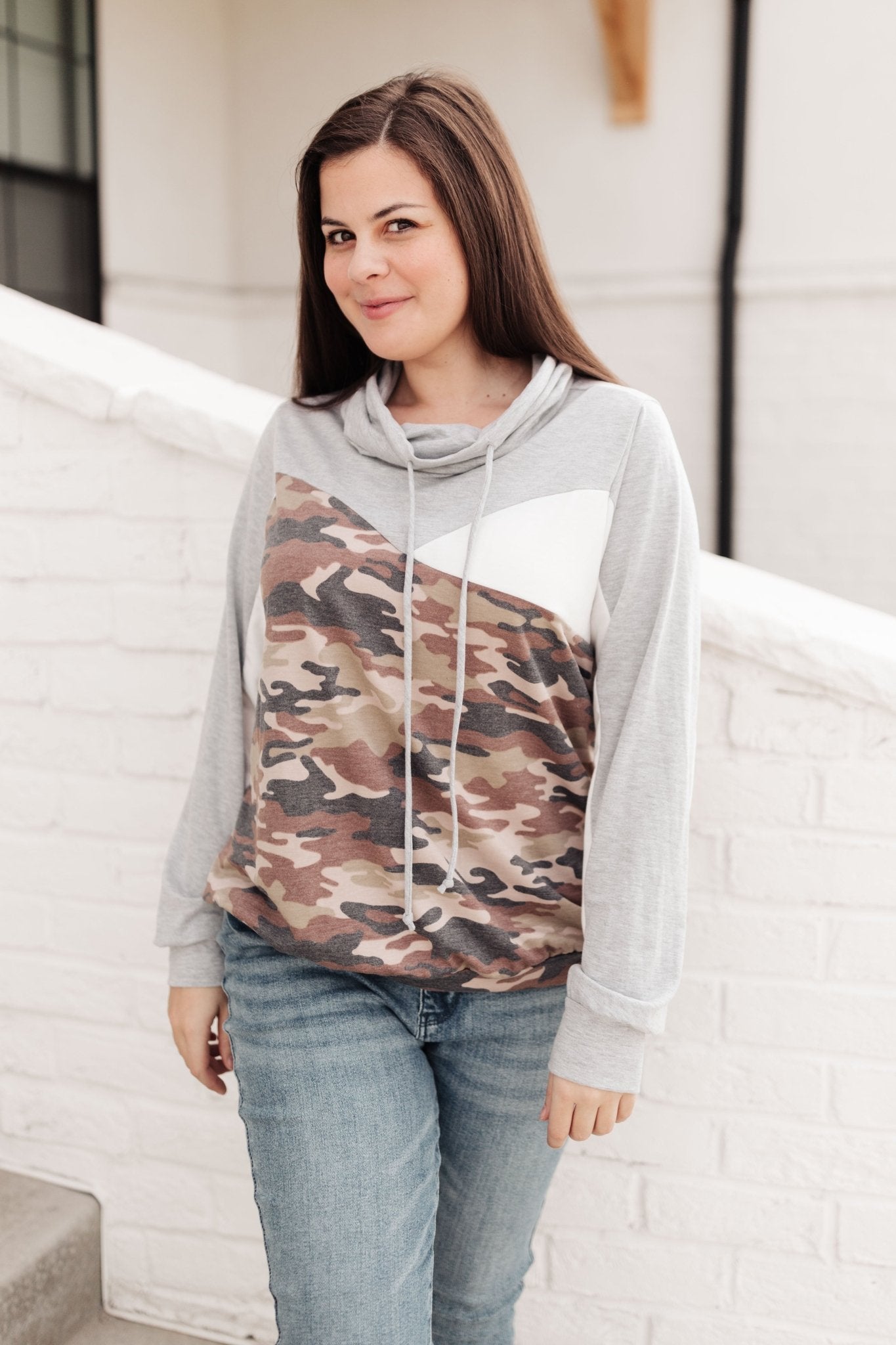 All About Adventure Top in Camo (Online Exclusive) - Uptown Boutique Ramona