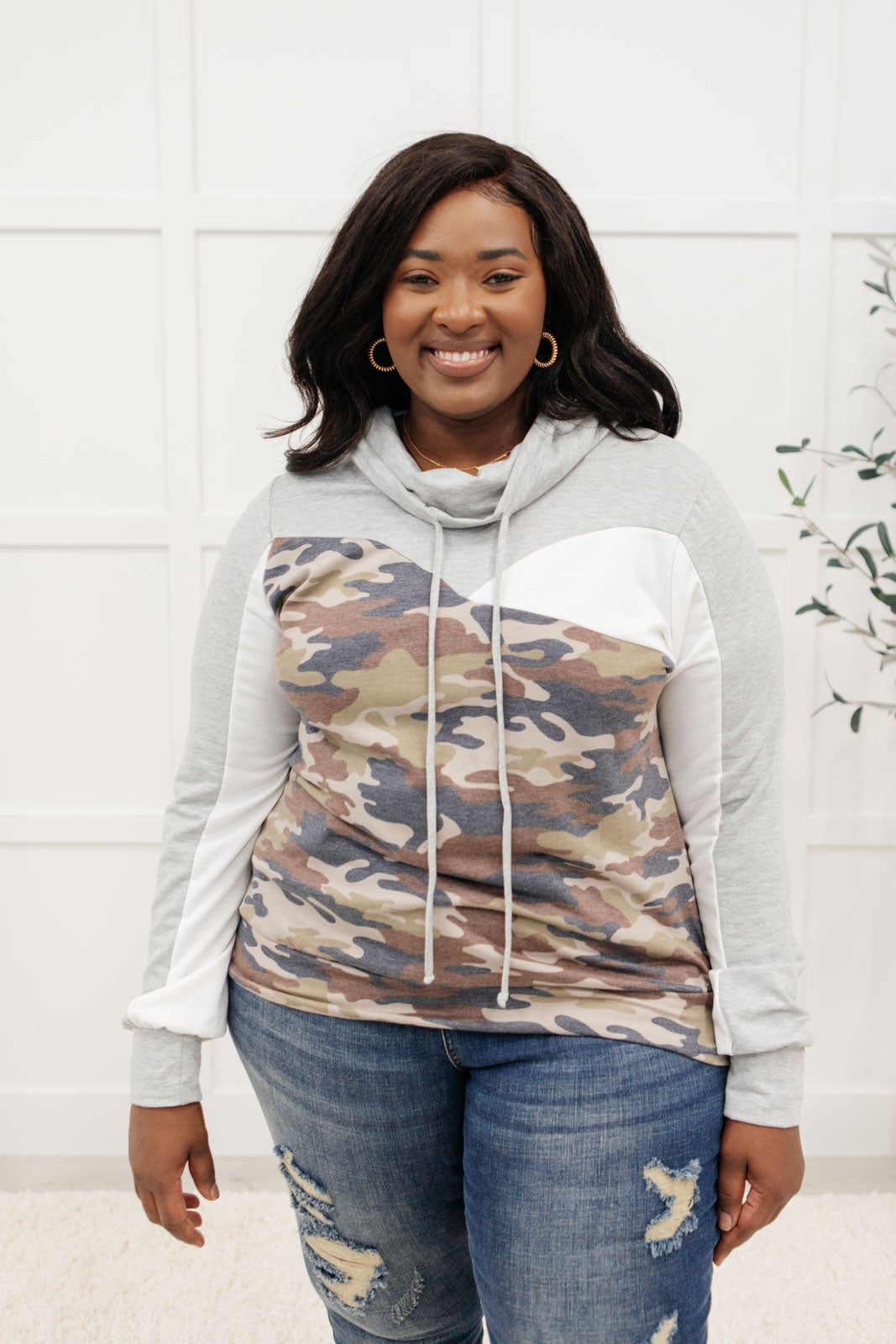 All About Adventure Top in Camo (Online Exclusive) - Uptown Boutique Ramona