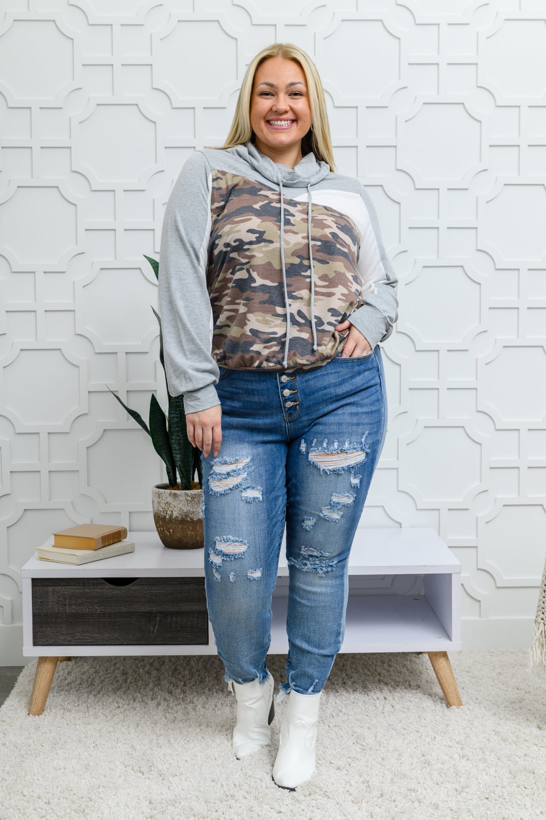 All About Adventure Top in Camo (Online Exclusive) - Uptown Boutique Ramona