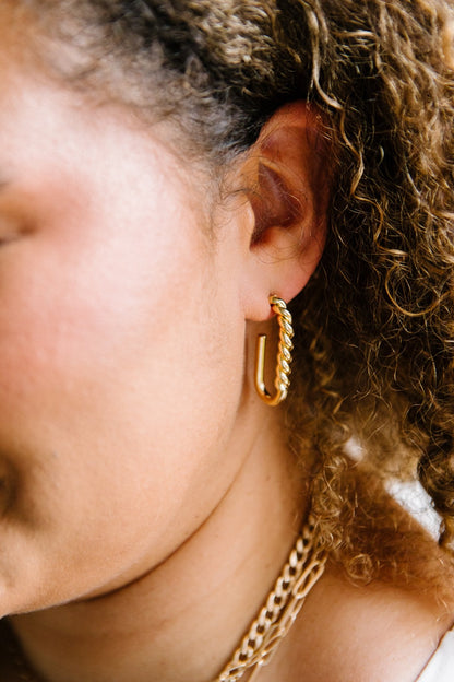 All About U Earrings in Gold (Online Exclusive) - Uptown Boutique Ramona