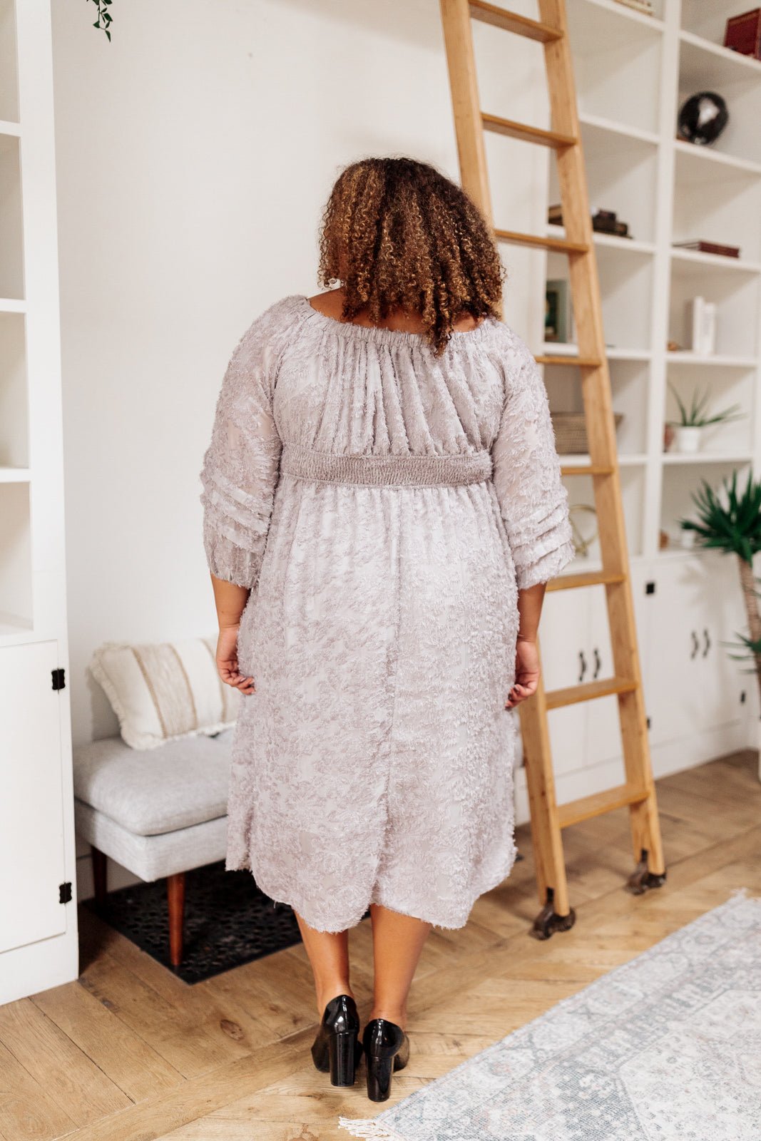 All Is Well Dress In Opal Gray (Online Exclusive) - Uptown Boutique Ramona