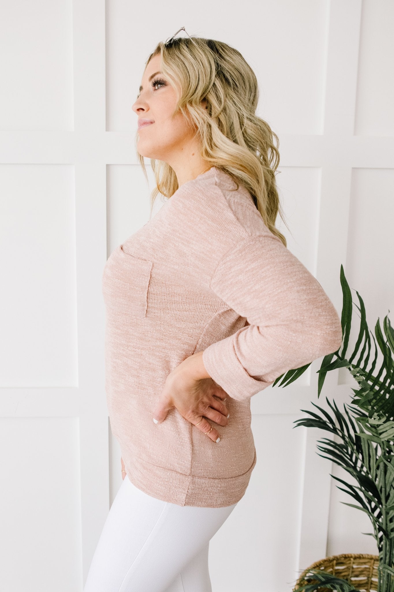 All Over It Top In Dusty Pink (Online Exclusives) - Uptown Boutique Ramona