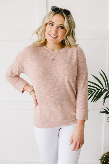 All Over It Top In Dusty Pink (Online Exclusives) - Uptown Boutique Ramona