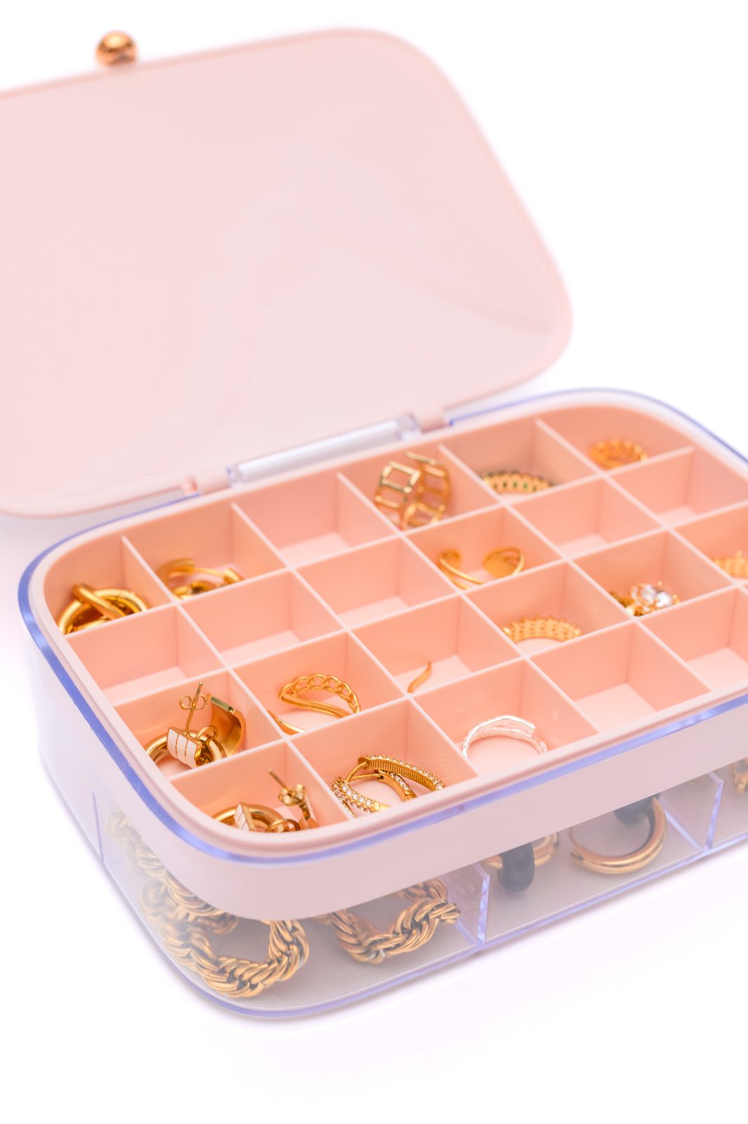 All Sorted Out Jewelry Storage Case in Pink - Uptown Boutique Ramona