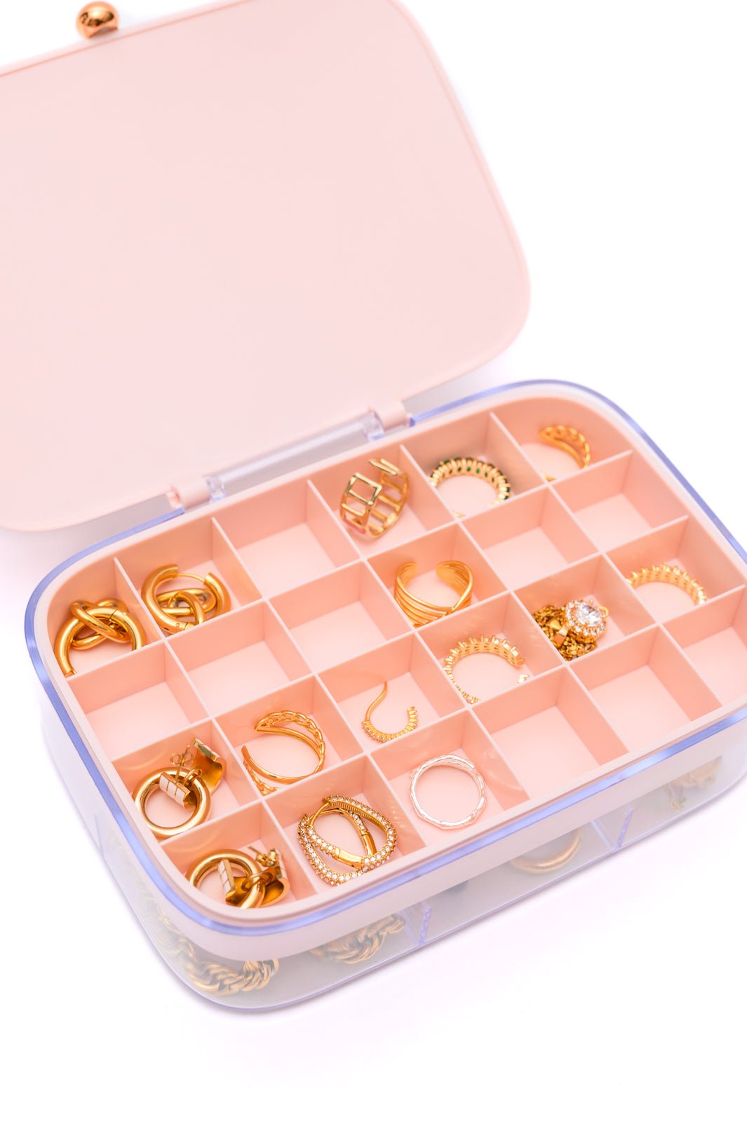 All Sorted Out Jewelry Storage Case in Pink - Uptown Boutique Ramona