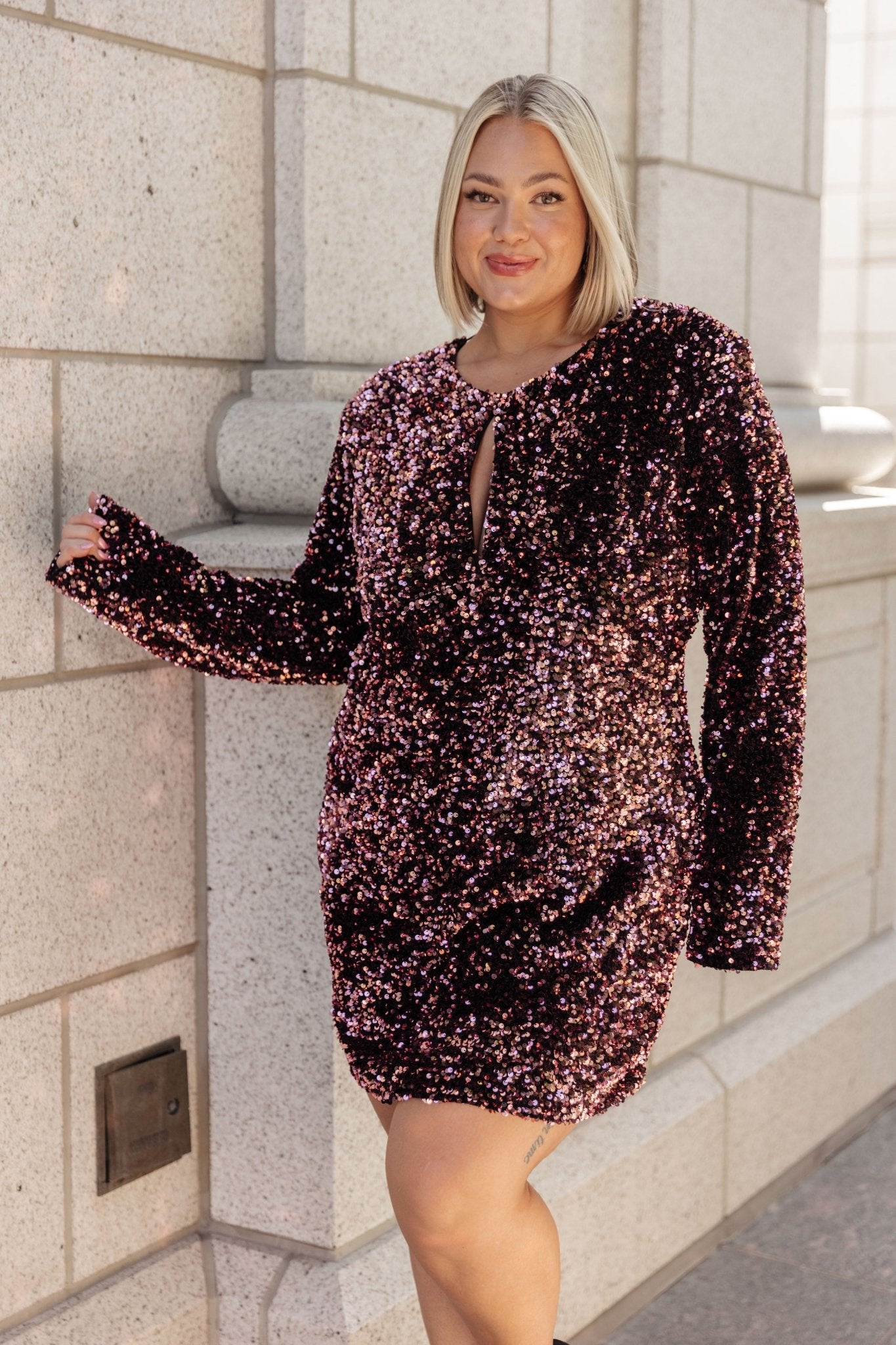 All That Glitters Sequin Dress (Online Exclusive) - Uptown Boutique Ramona