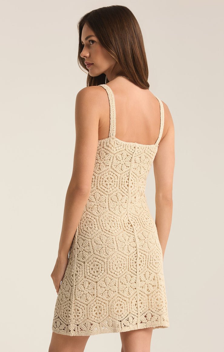 ALLURE CROCHET MINI DRESS - Uptown Boutique Ramona