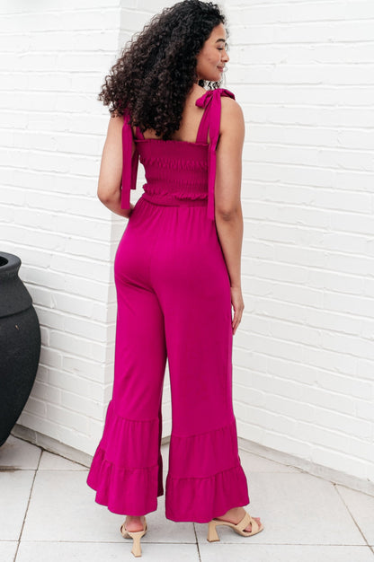 Almost Available Flared Jumpsuit - Uptown Boutique Ramona