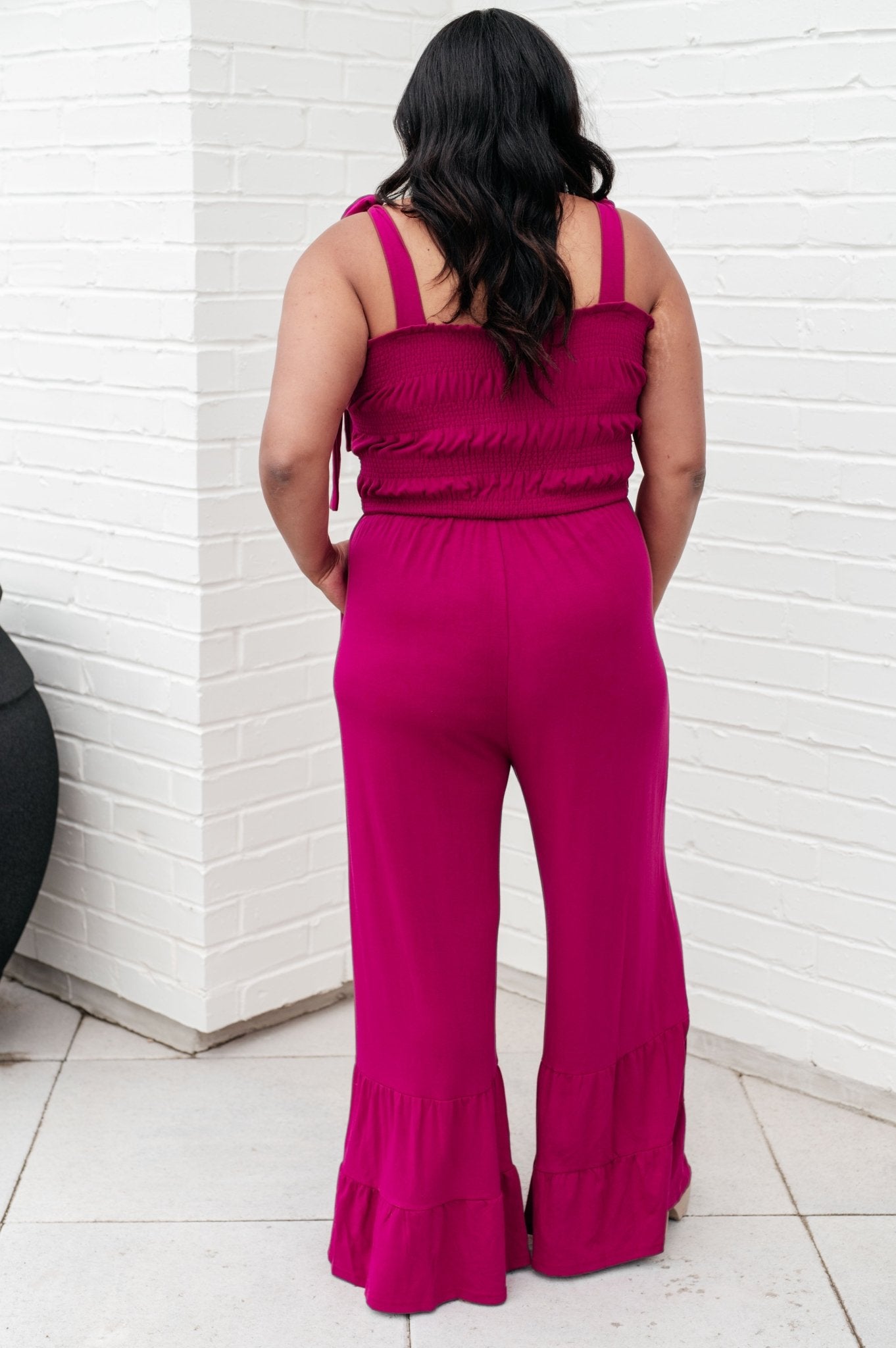 Almost Available Flared Jumpsuit - Uptown Boutique Ramona