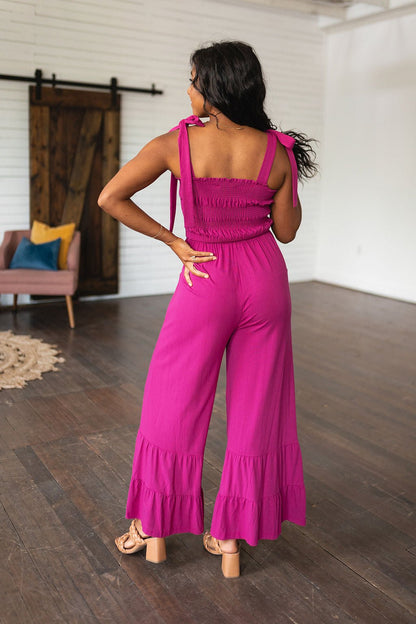 Almost Available Flared Jumpsuit - Uptown Boutique Ramona