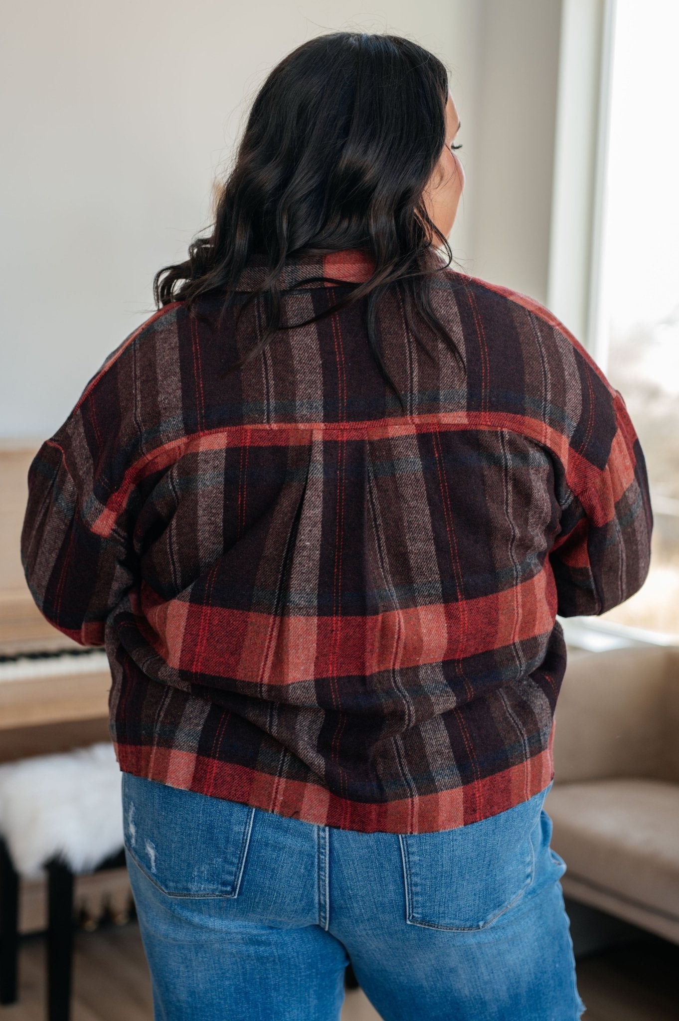 Already There Plaid Shacket (Online Exclusive) - Uptown Boutique Ramona