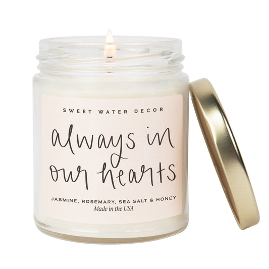 Always In Our Hearts Candle - Uptown Boutique Ramona