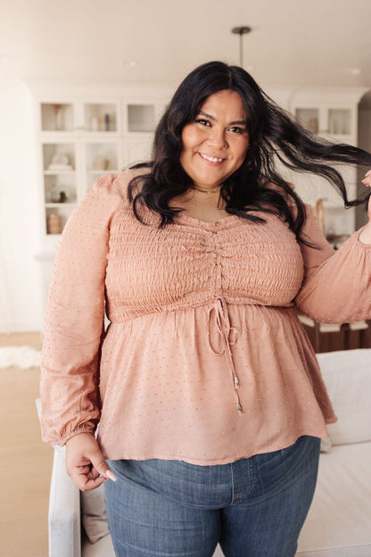 Always Lovely Top In Mauve (Online Exclusive) - Uptown Boutique Ramona