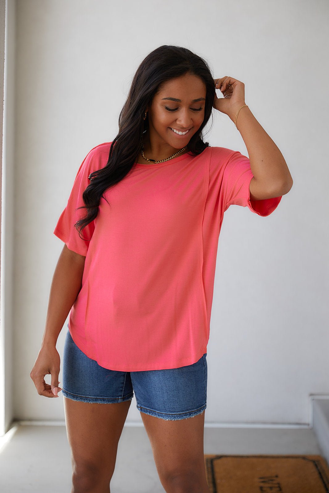 Always Mine Scoop Neck Top (Online Exclusive) - Uptown Boutique Ramona