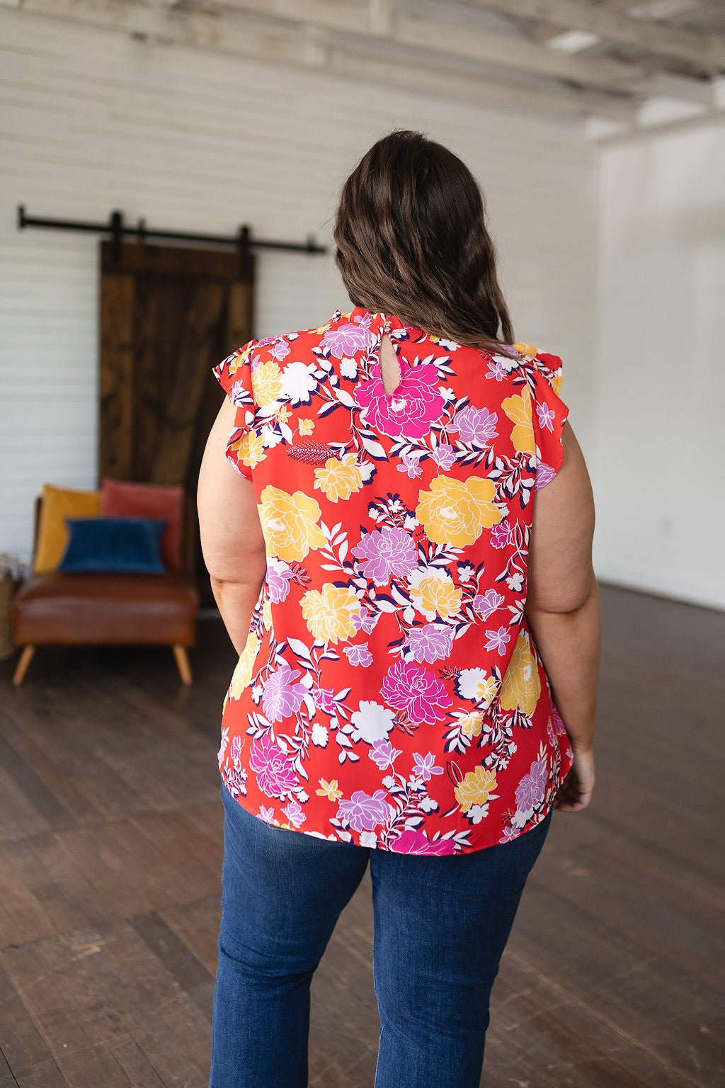 Among The Flowers Floral Top - Uptown Boutique Ramona