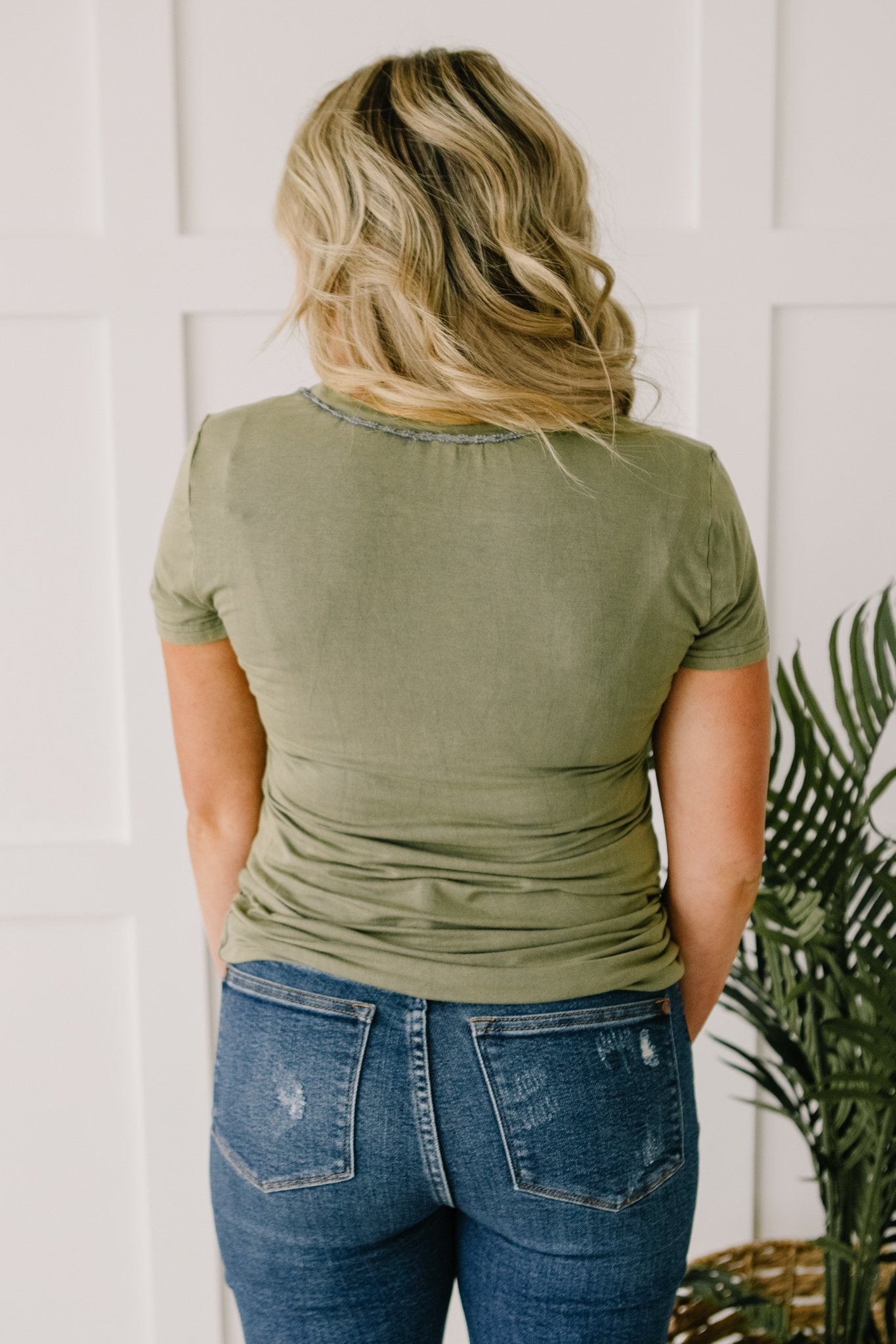 Andy Top in Olive (Online Exclusives) - Uptown Boutique Ramona