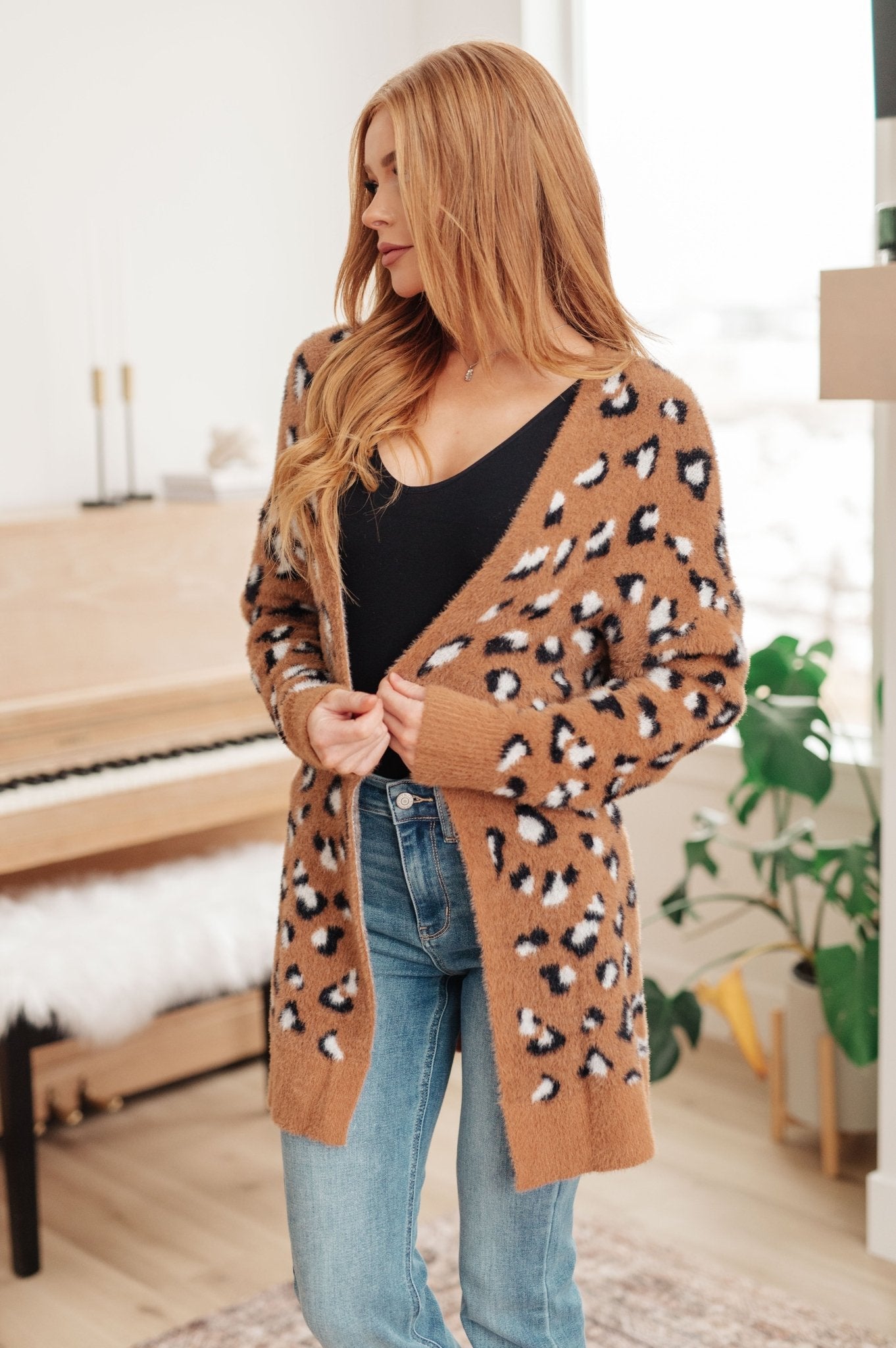 Animal Instinct Longline Cardigan (Online Exclusive) - Uptown Boutique Ramona