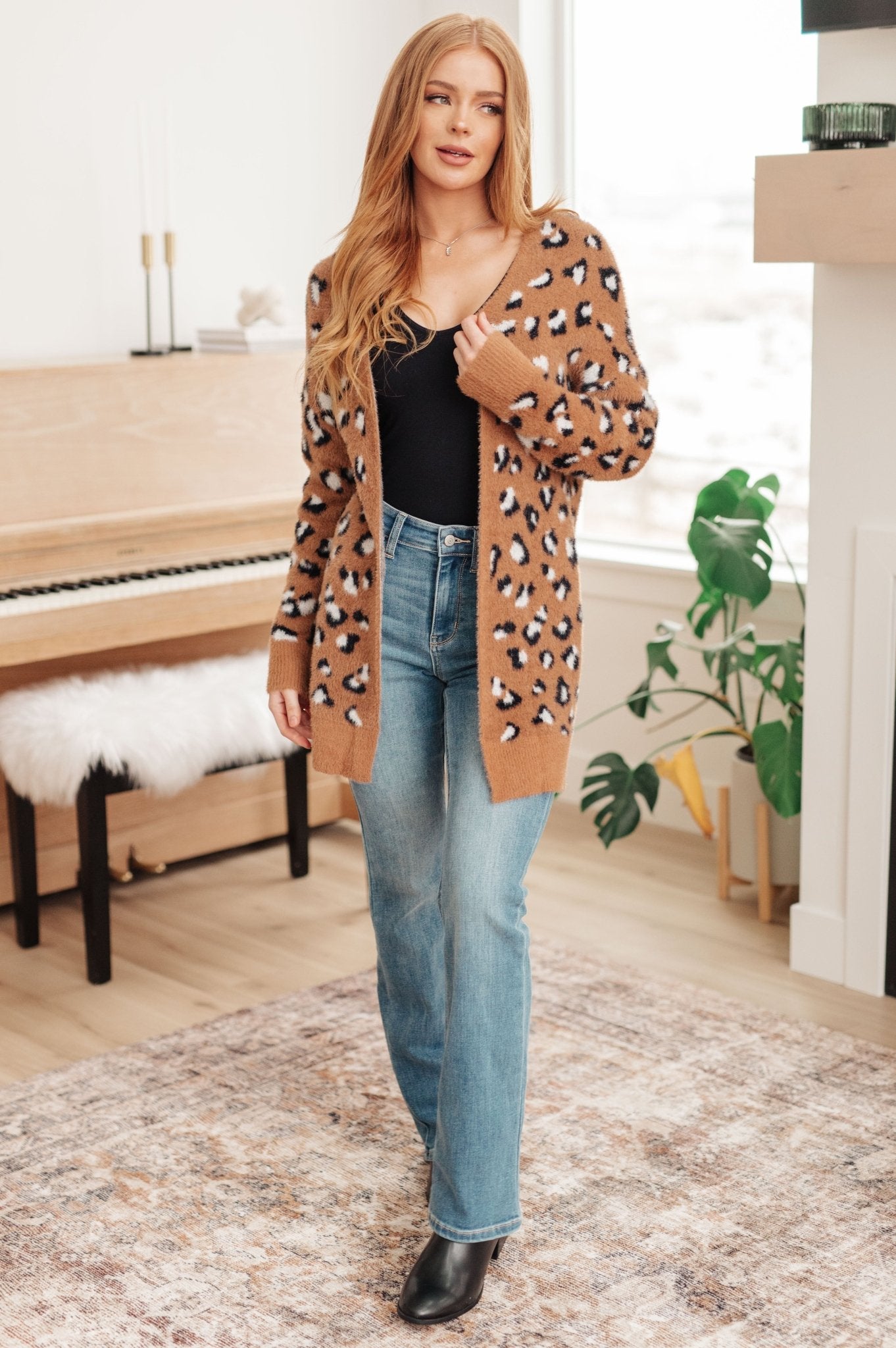 Animal Instinct Longline Cardigan (Online Exclusive) - Uptown Boutique Ramona