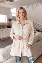 Aniston Everyday Jacket In Ivory (Online Exclusive) - Uptown Boutique Ramona