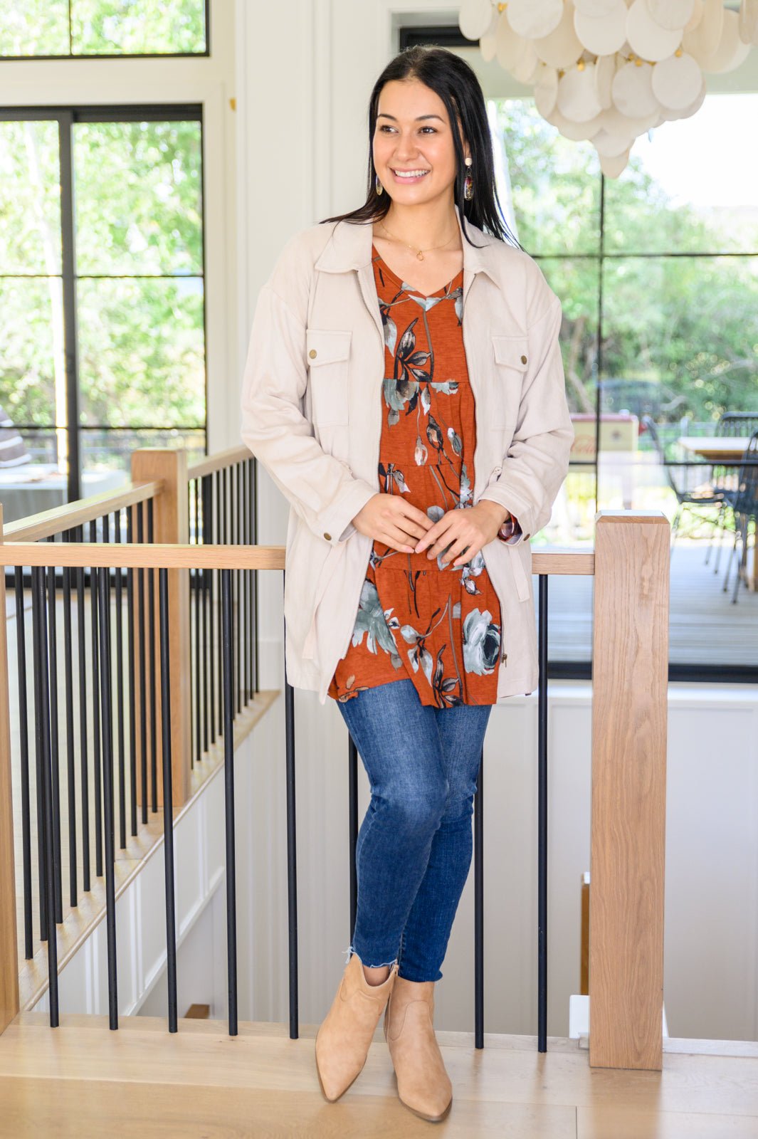 Aniston Everyday Jacket In Ivory (Online Exclusive) - Uptown Boutique Ramona