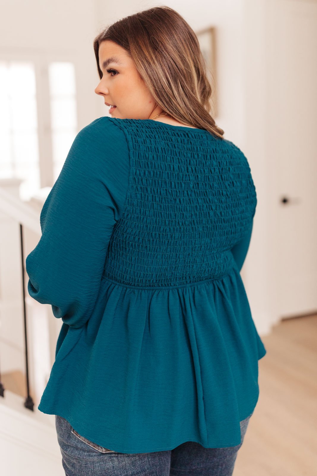 Annalise Top In Deep Teal (Online Exclusive) - Uptown Boutique Ramona