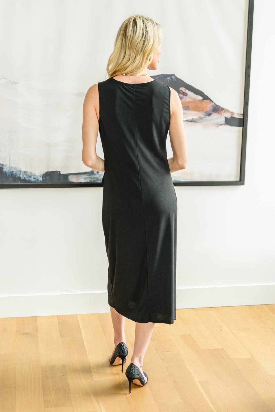 Another New Day Midi Dress in Black (Online Exclusive) - Uptown Boutique Ramona