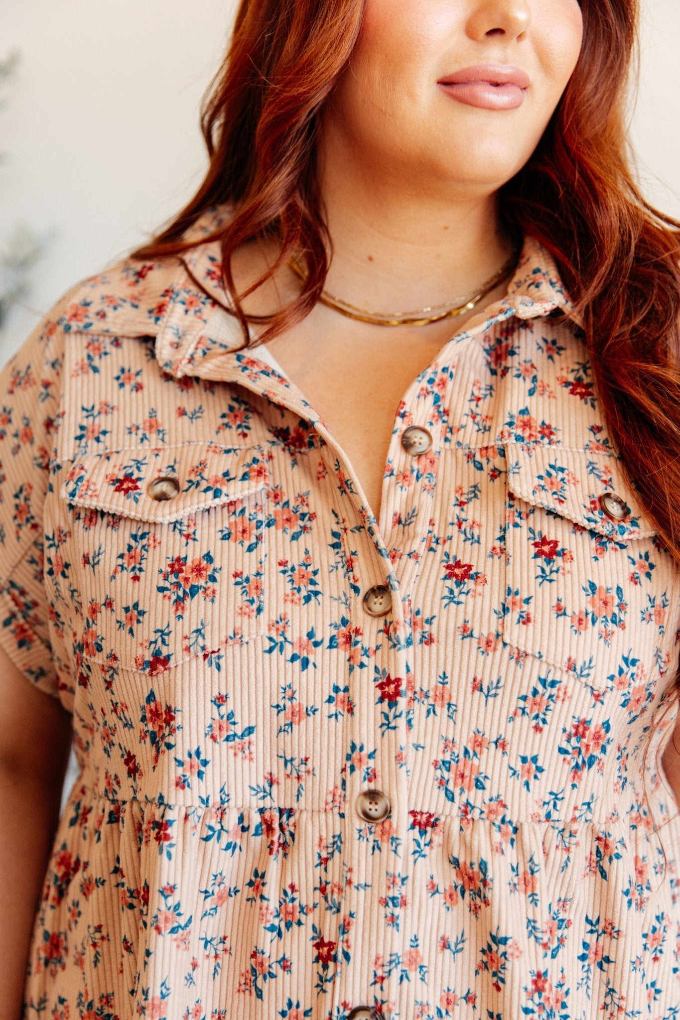 Anywhere You Go I'll Be Collared Dress (Online Exclusive) - Uptown Boutique Ramona