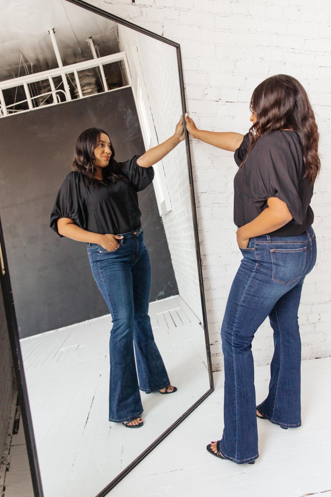 Audrey Top In Black (Online Exclusive) - Uptown Boutique Ramona