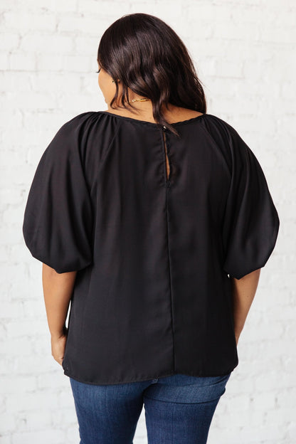 Audrey Top In Black (Online Exclusive) - Uptown Boutique Ramona