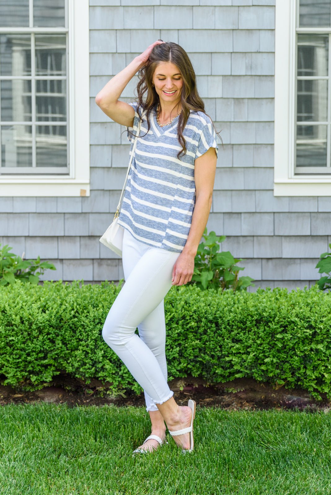 Ava Striped Top (Online Exclusive) - Uptown Boutique Ramona