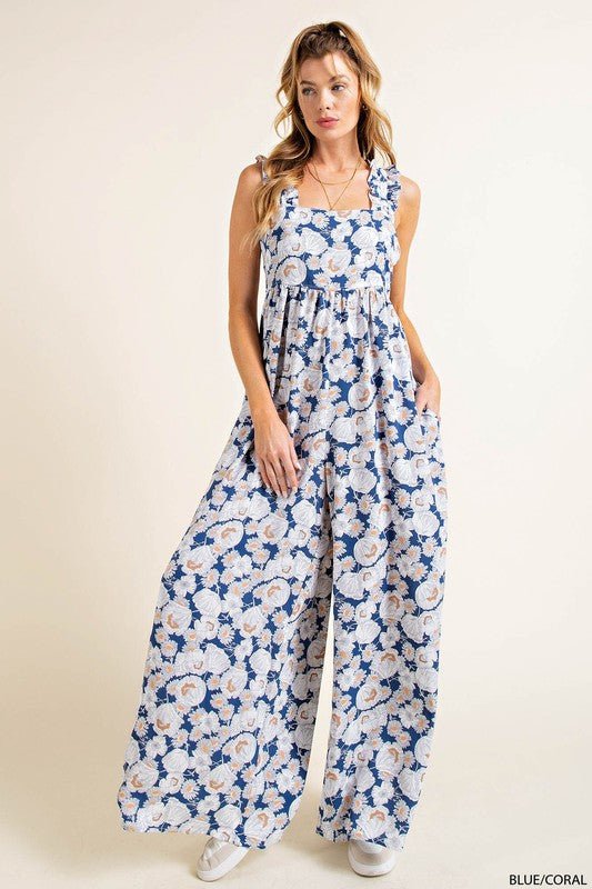 Aware Of This Floral Jumpsuit - Uptown Boutique Ramona