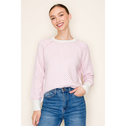 Sweet As You Textured Sweater