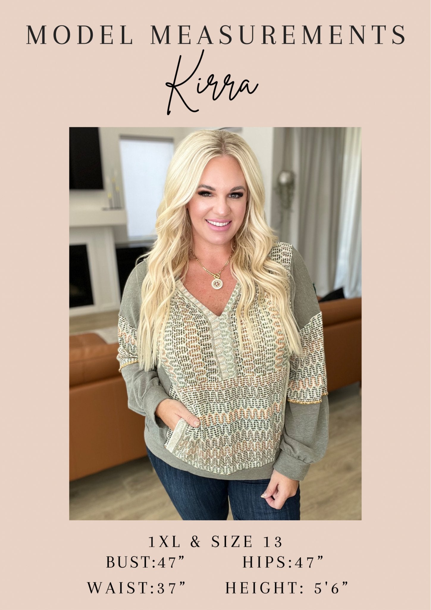 Baby Waffle Long Sleeve Top in Kelly Green (Online Exclusive) - Uptown Boutique Ramona