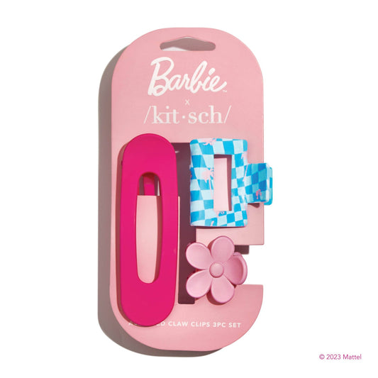 Barbie x kitsch Assorted Claw Clip Set 3pc - Uptown Boutique Ramona