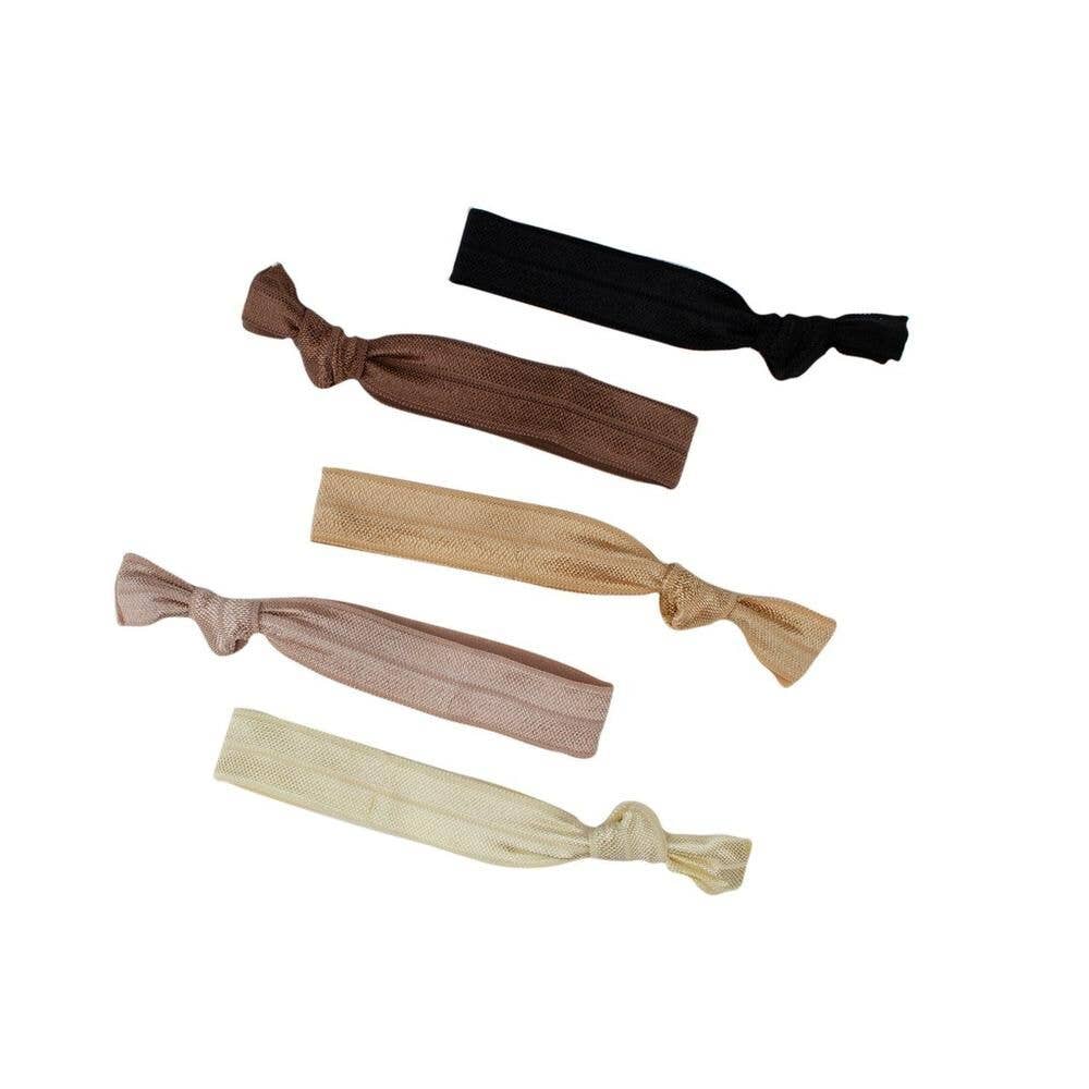 Basics 5pc Hair Ties - Uptown Boutique Ramona