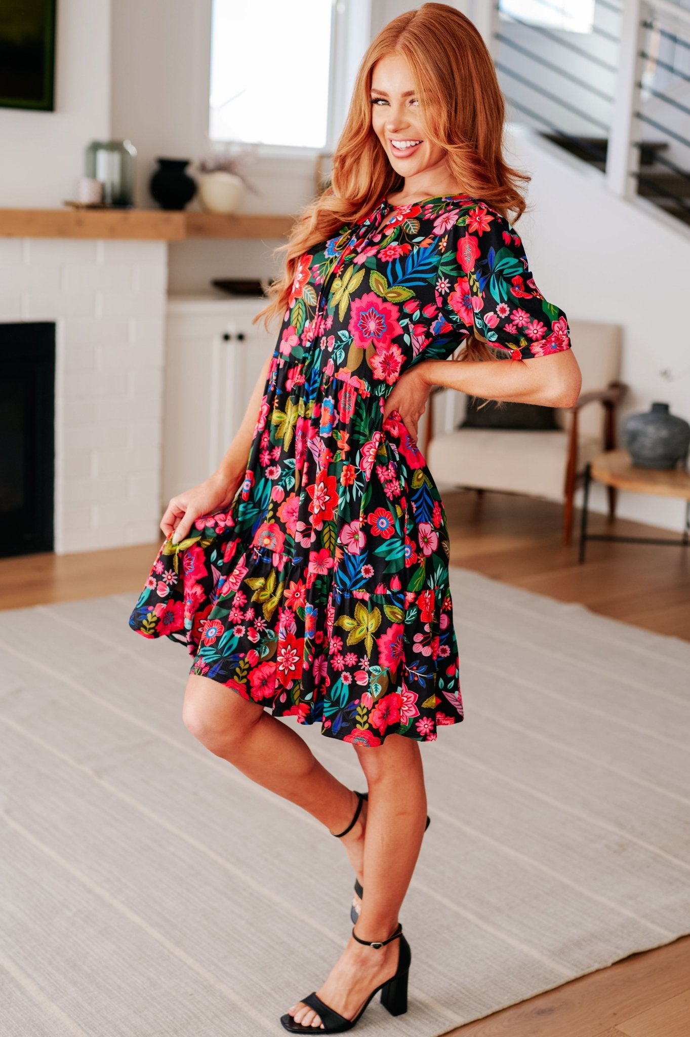 Be Someone Floral Dress - Uptown Boutique Ramona