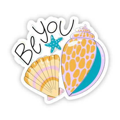 Be you sea shell Sticker (summer & beach) - Uptown Boutique Ramona