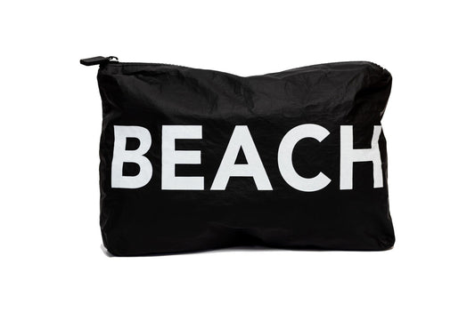 Beach Water Resistant Tyvek Printed Pouch - Uptown Boutique Ramona