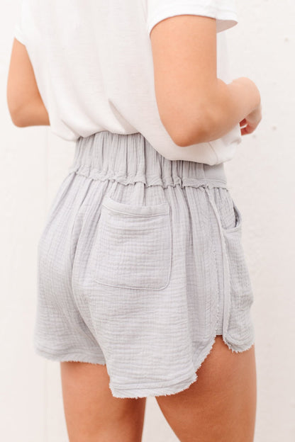 Beachwalk Shorts in Light Blue (Online Exclusive) - Uptown Boutique Ramona