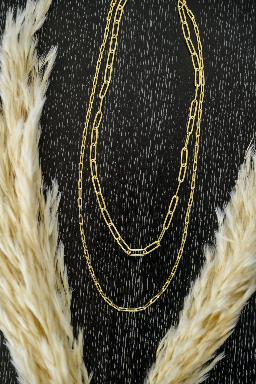 Bella Layered Link Necklace (Online Exclusive) - Uptown Boutique Ramona