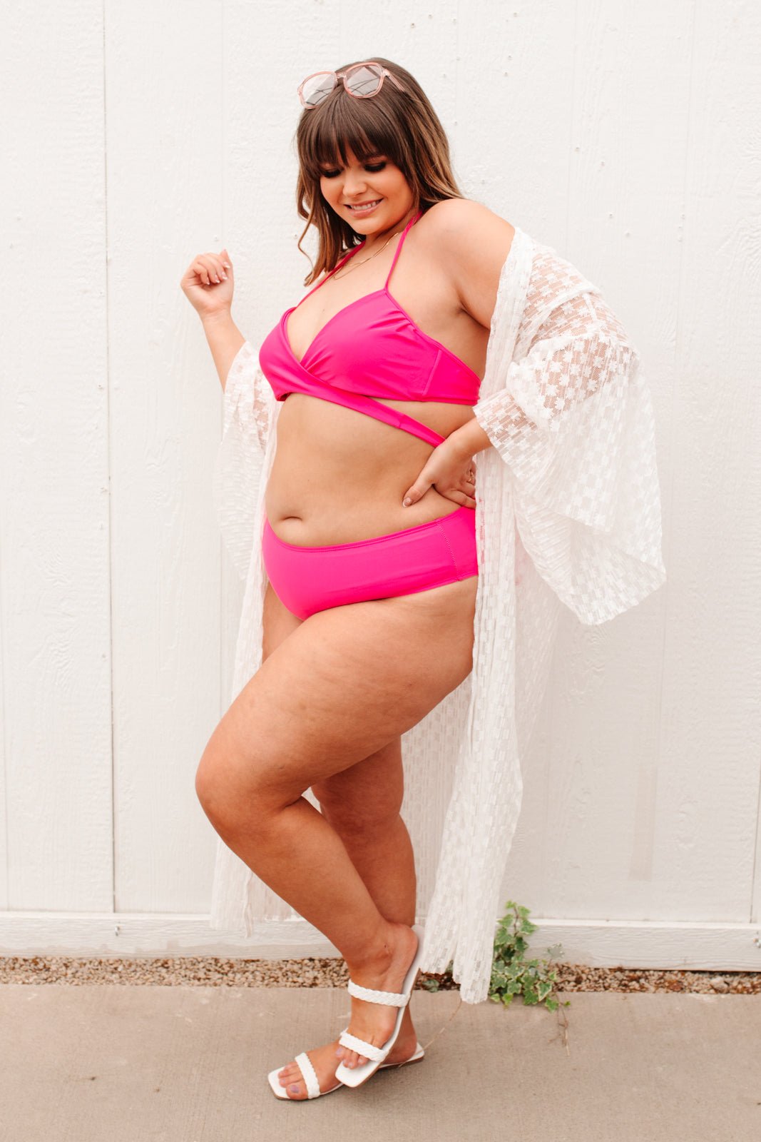 Beside the Bay Pink Swimsuit Bottoms (Online Exclusive) - Uptown Boutique Ramona