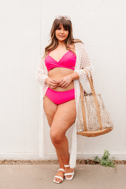 Beside the Bay Pink Swimsuit Bottoms (Online Exclusive) - Uptown Boutique Ramona