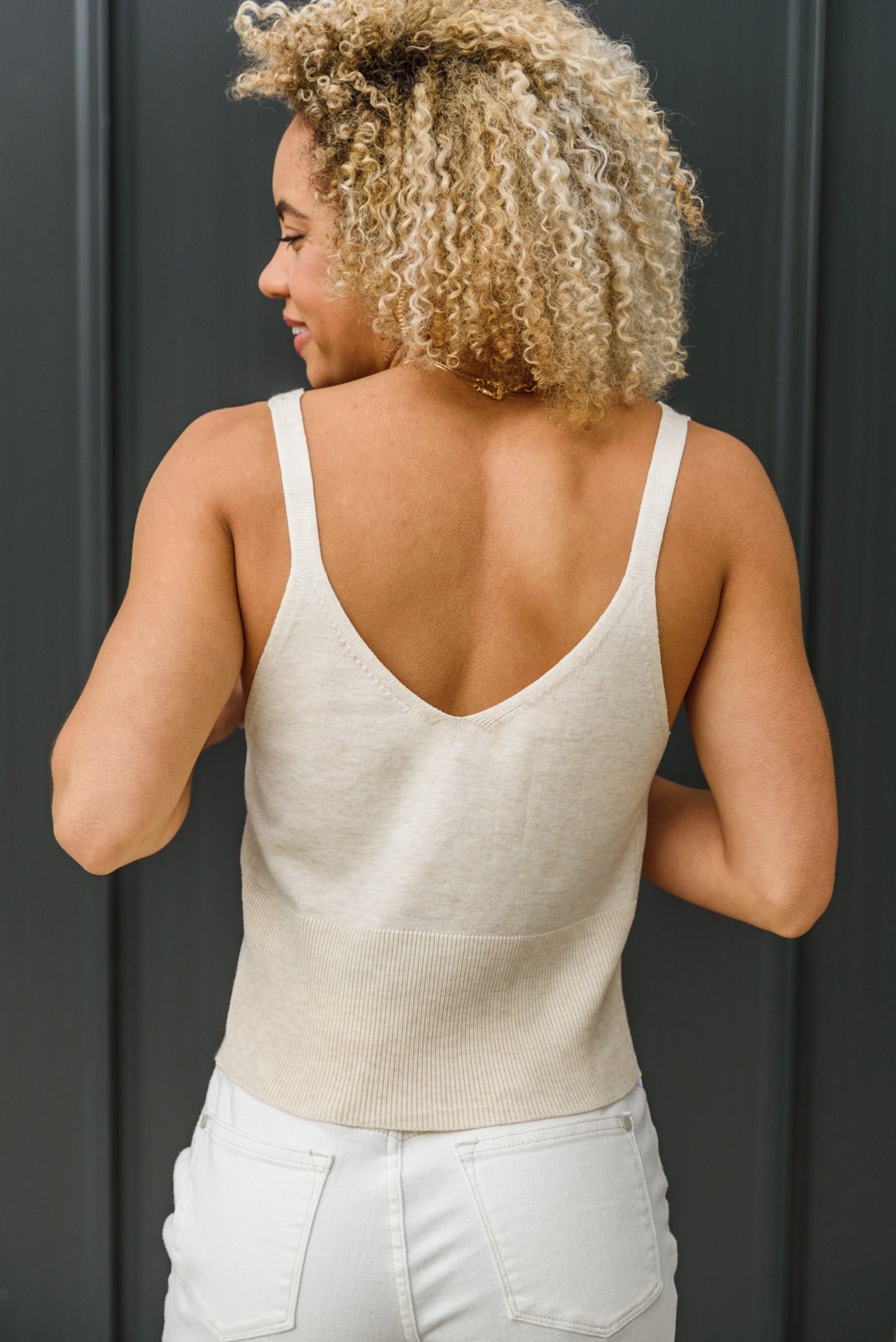 Best Part Tank In Natural (Online Exclusives) - Uptown Boutique Ramona