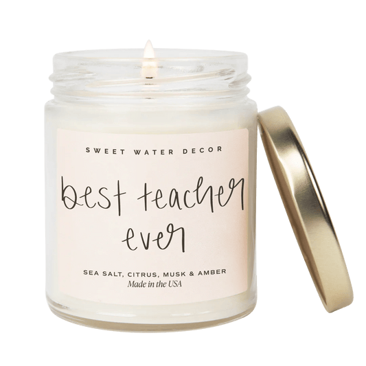 Best Teacher Ever Candle - Uptown Boutique Ramona