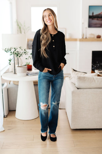 Better Than Best Henley Top (Online Exclusive) - Uptown Boutique Ramona