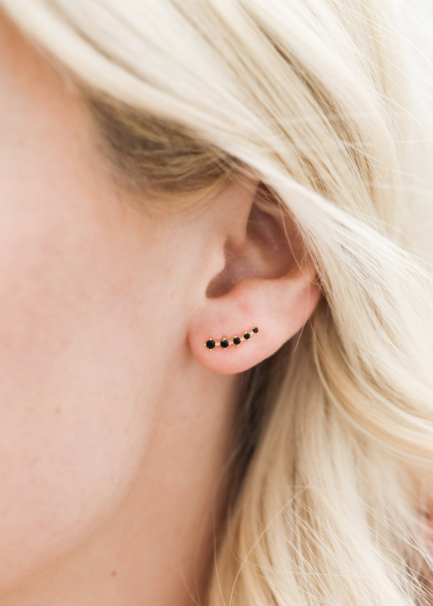 Black Crawler Earring - Uptown Boutique Ramona